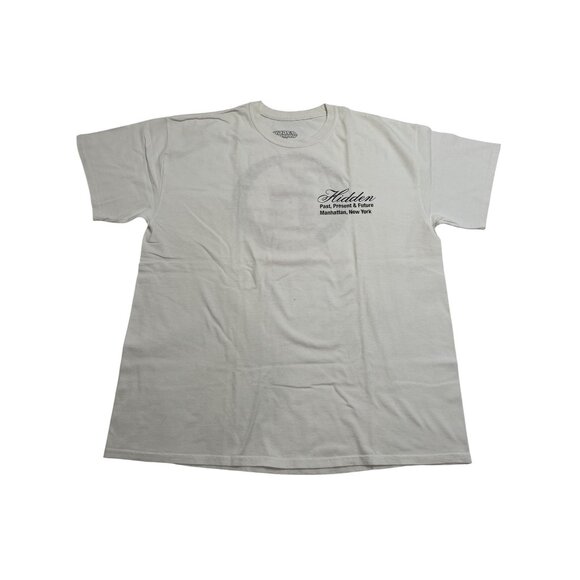 Hidden NY Short Sleeve T-Shirt in White Paint Splatter - Picture 1 of 3